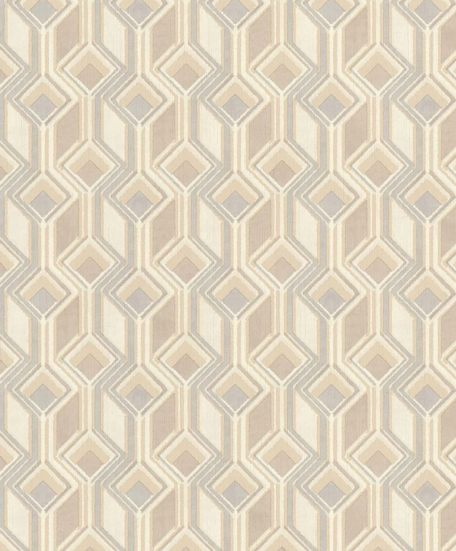 Rasch Vliestapete Grafik 3D-Optik Beige Braun 746518