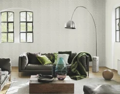 Rasch Vliestapete Grafik Grau Silber Metallic 608144