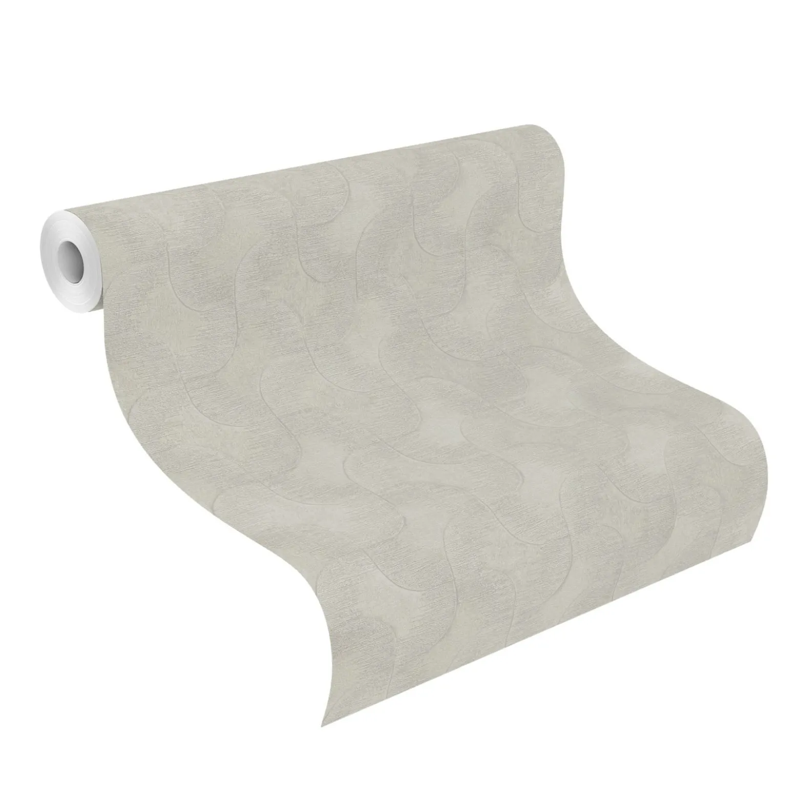 Rasch Vliestapete Grafik Grau Silber Metallic 608144