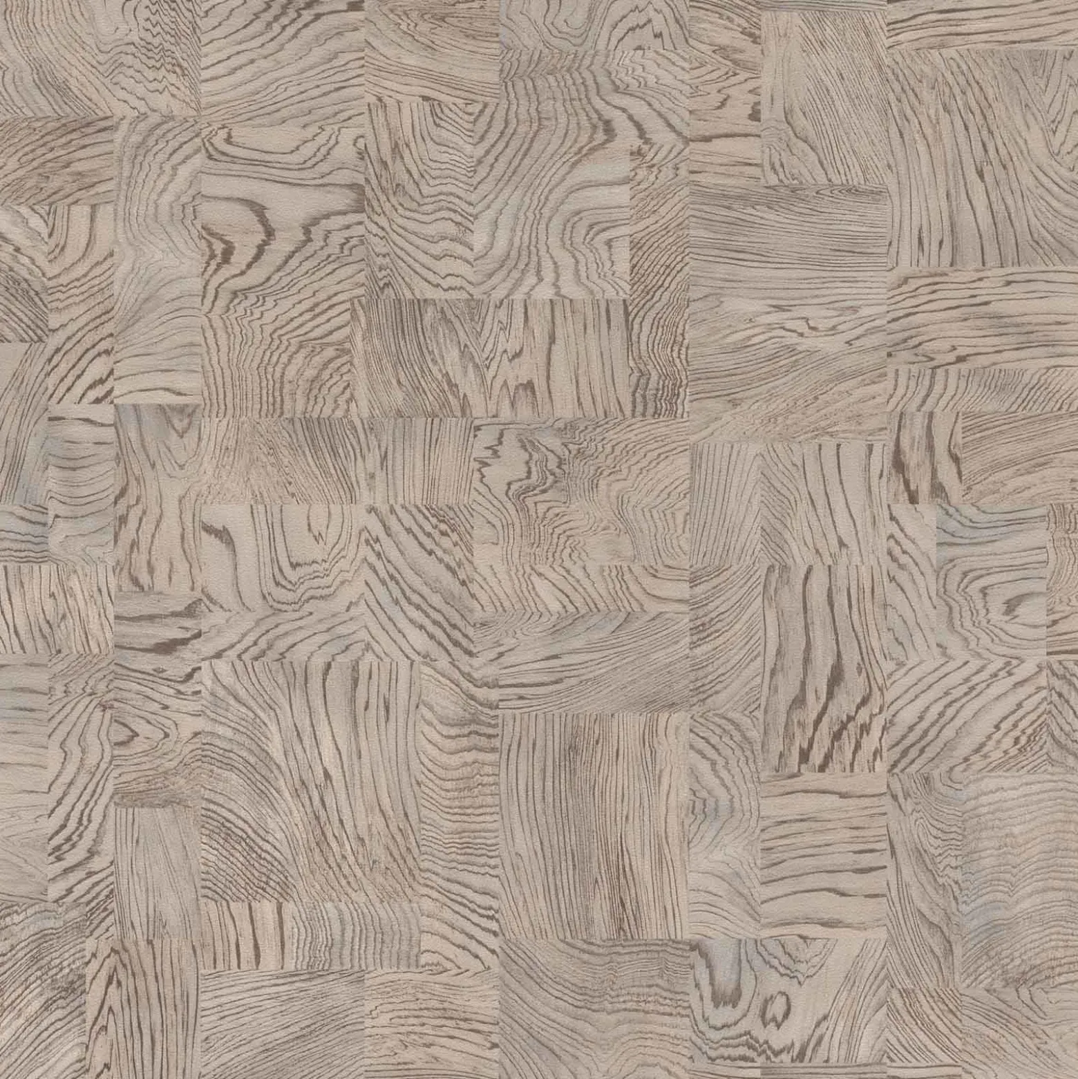 Rasch Vliestapete Holzoptik Mosaik Beige Grau 751635
