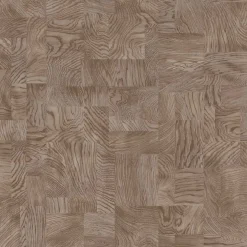 Rasch Vliestapete Holzoptik Mosaik Braun Grau 751659