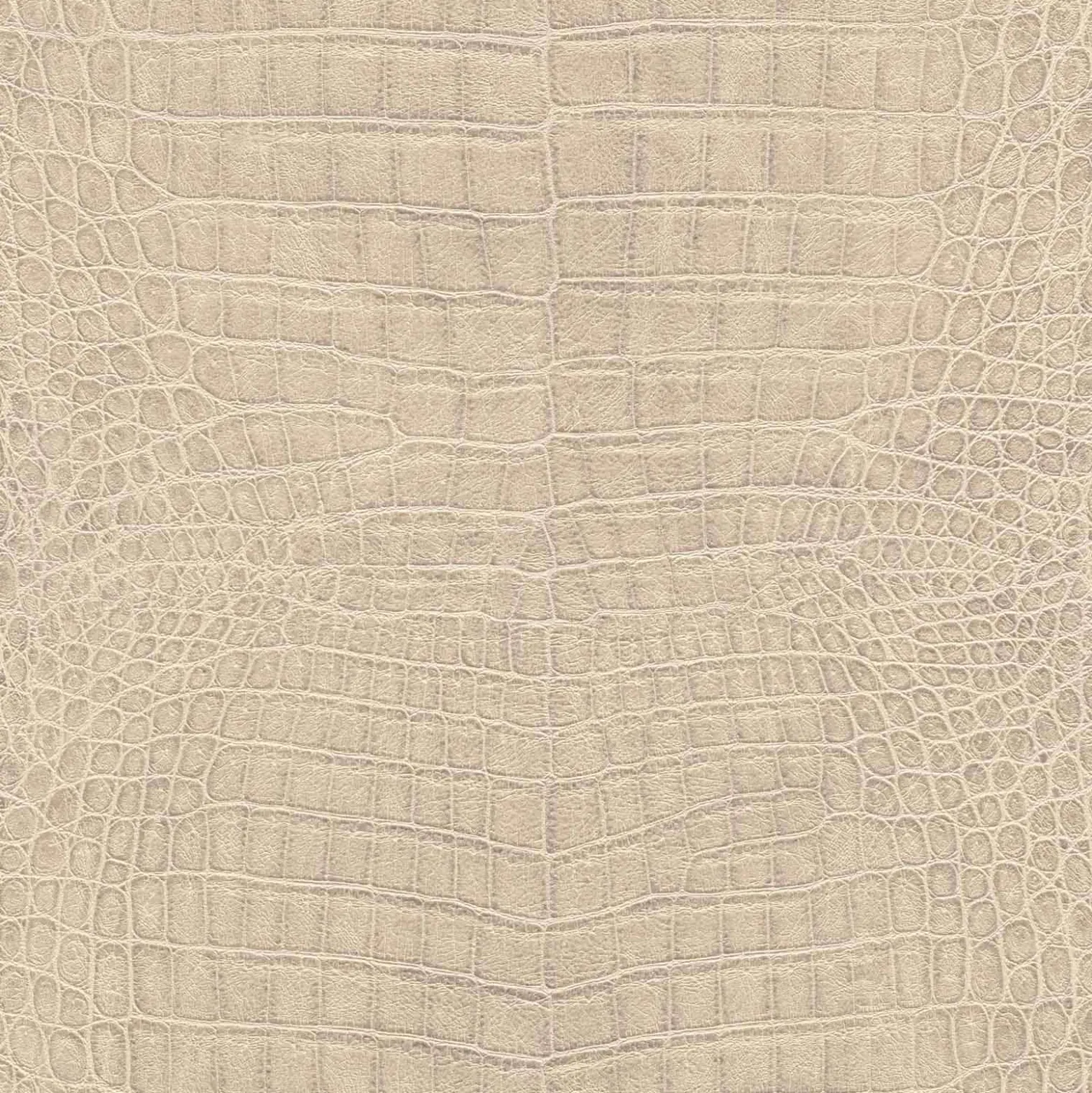Rasch Vliestapete Krokodil Beige Silber Metallic 751345