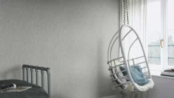 Rasch Vliestapete Muster Grafik Grau Silber 844276