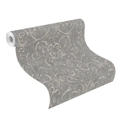 Rasch Vliestapete Ornamente Beige Grau 651621