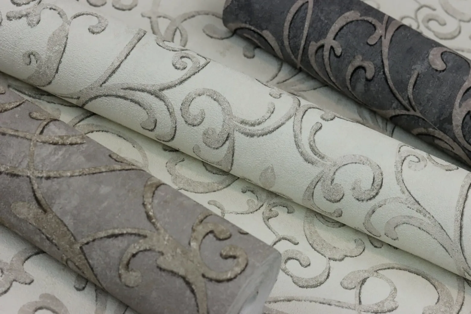 Rasch Vliestapete Ornamente Beige Grau 651621