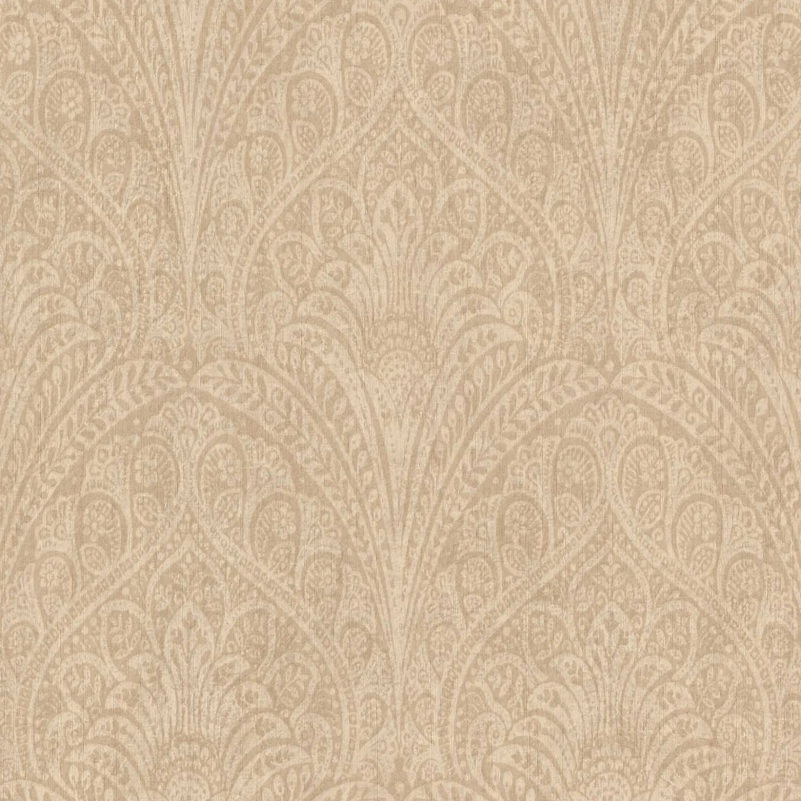 Rasch Vliestapete Ornamente Paisley Beige Metallic 746327