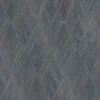 Rasch Vliestapete Rauten Grafik Blau Gold 844146