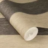 Rasch Vliestapete Streifen Schwarz Beige Gold 844030