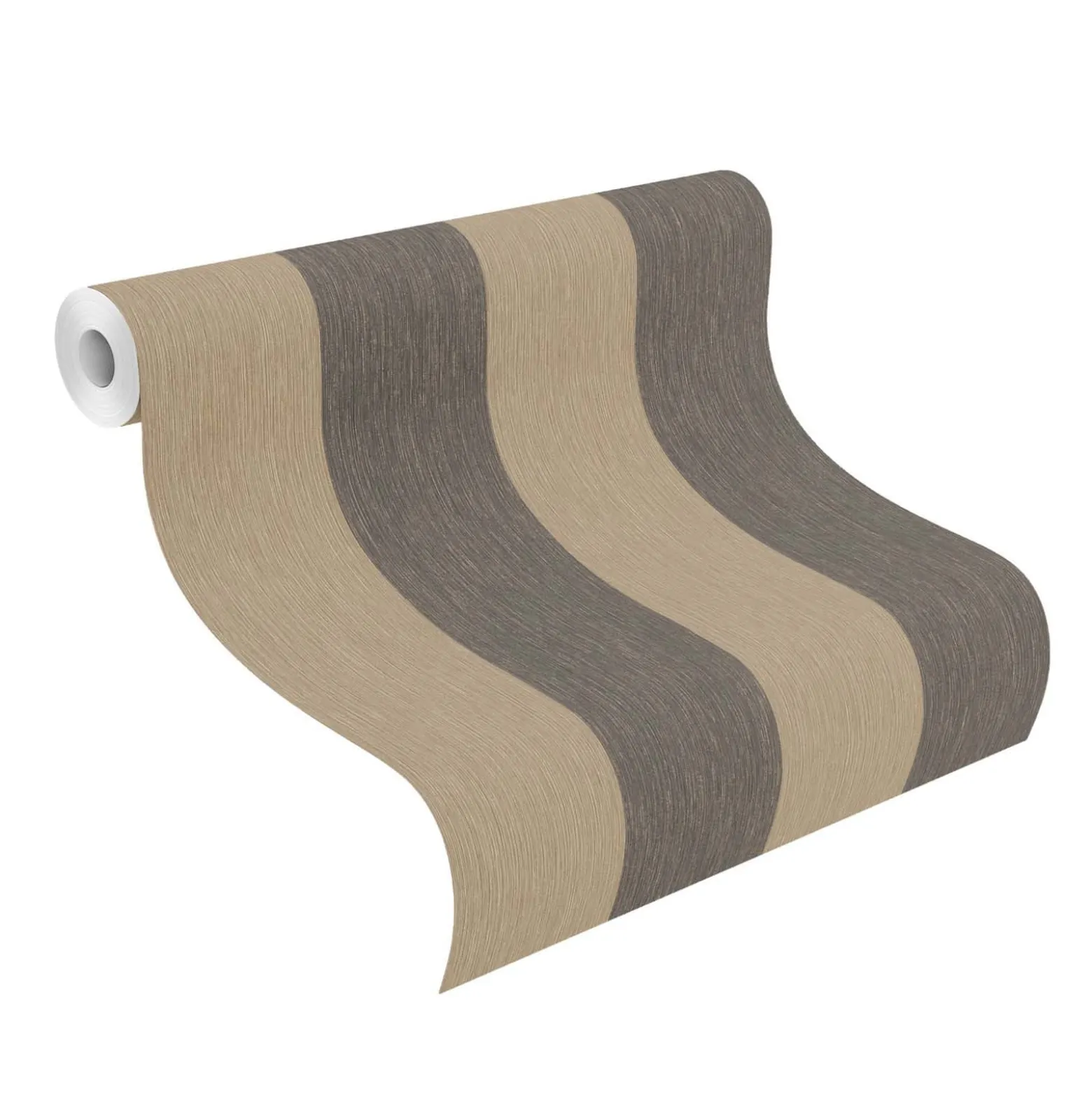 Rasch Vliestapete Streifen Schwarz Beige Gold 844030