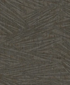 Rasch Vliestapete Striche Anthrazit Metallic 608366