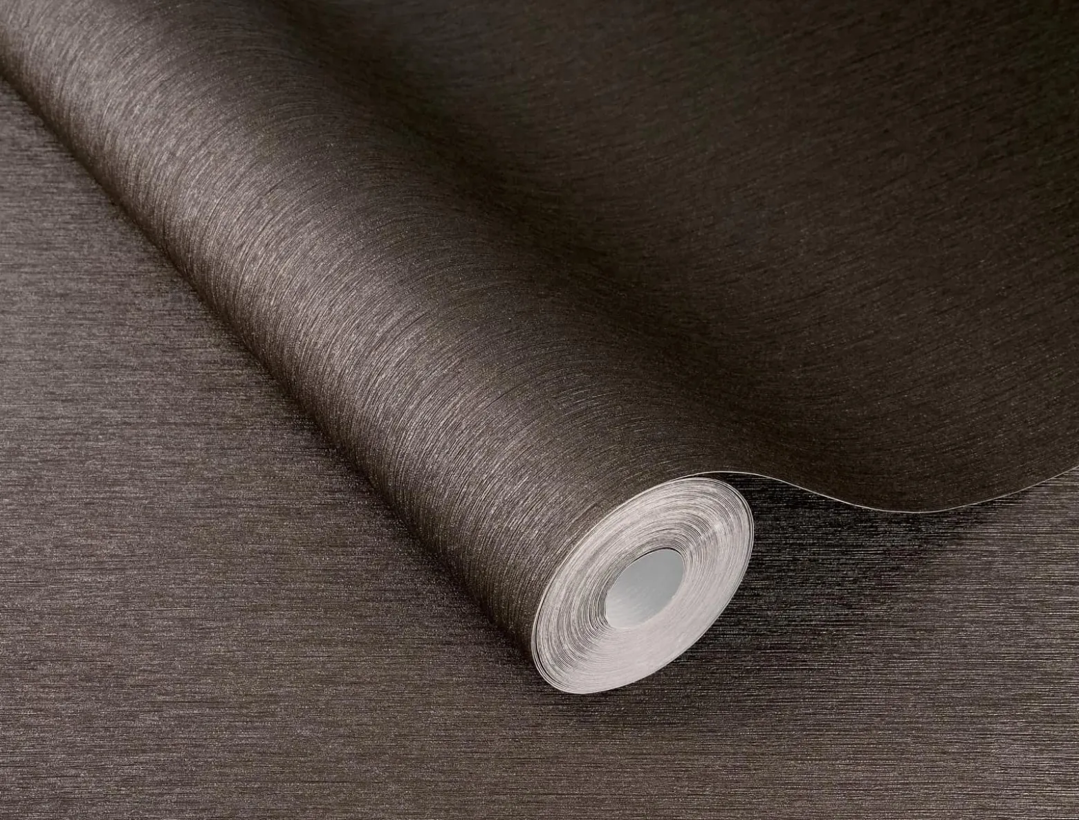 Rasch Vliestapete Struktur Grau Braun Metallic 608625