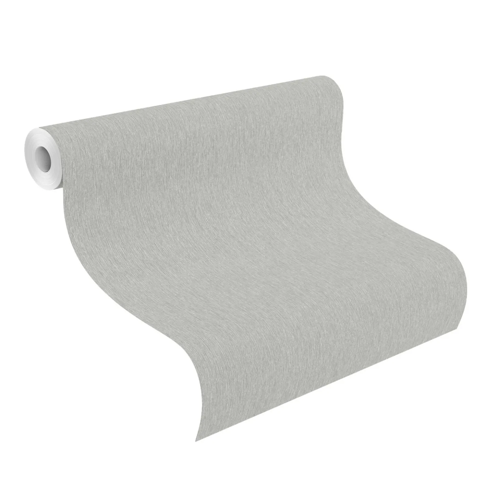 Rasch Vliestapete Struktur Linien Silber Metallic 608670