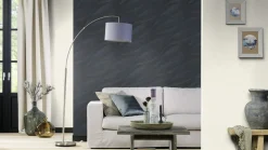 Rasch Vliestapete Struktur Linien Creme Metallic 608632