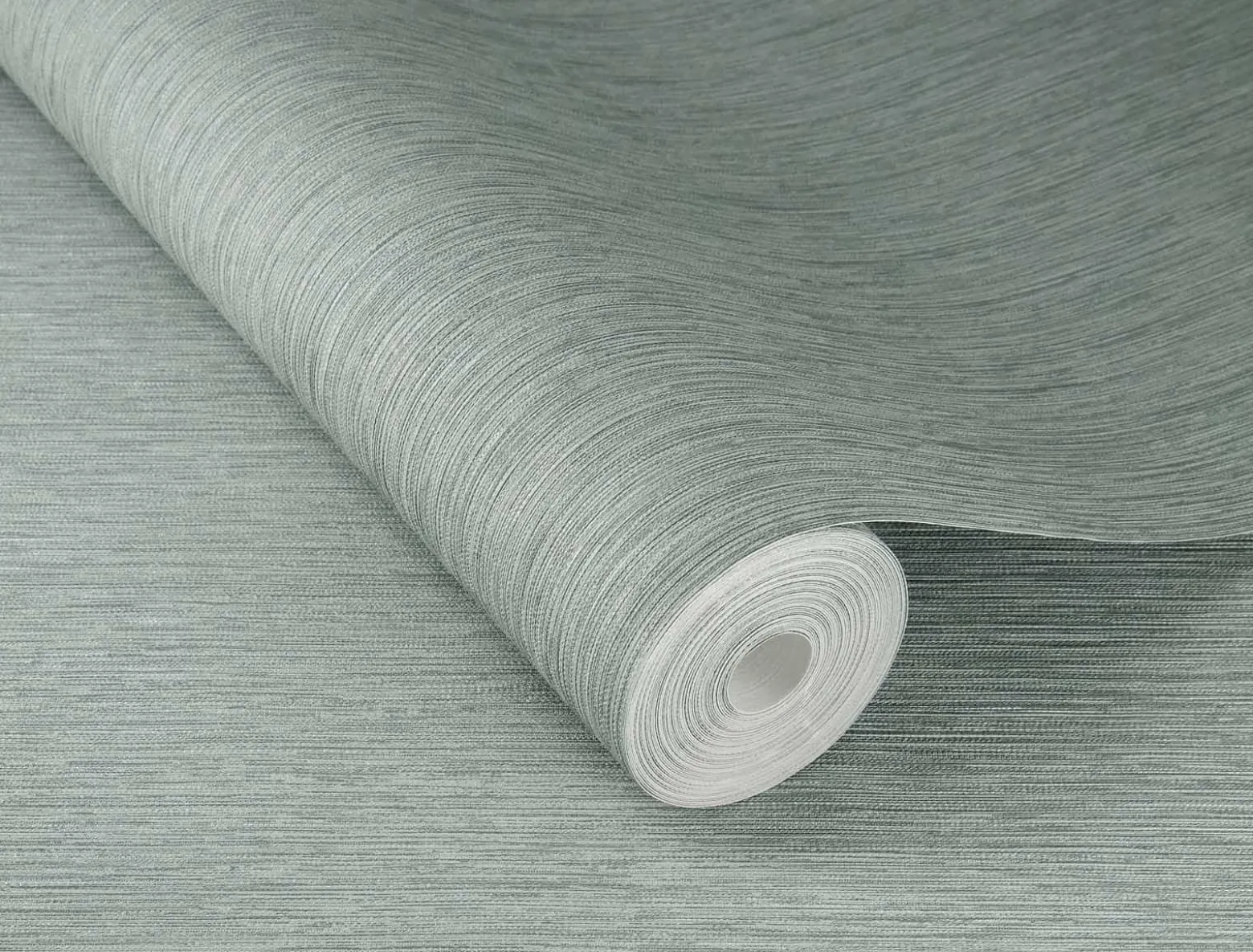 Rasch Vliestapete Textil Optik Hellgrün Silber 844412