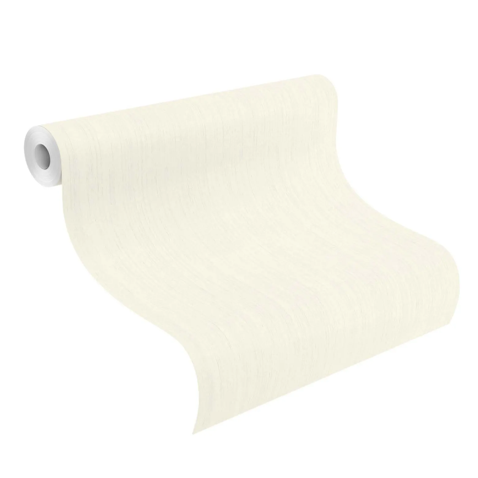 Rasch Vliestapete Textil Optik Uni Weiß 746013