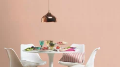 Rasch Vliestapete Textil Optik Uni Rosa 746075