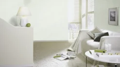 Rasch Vliestapete Uni Stoff Optik Grün Grau 252835