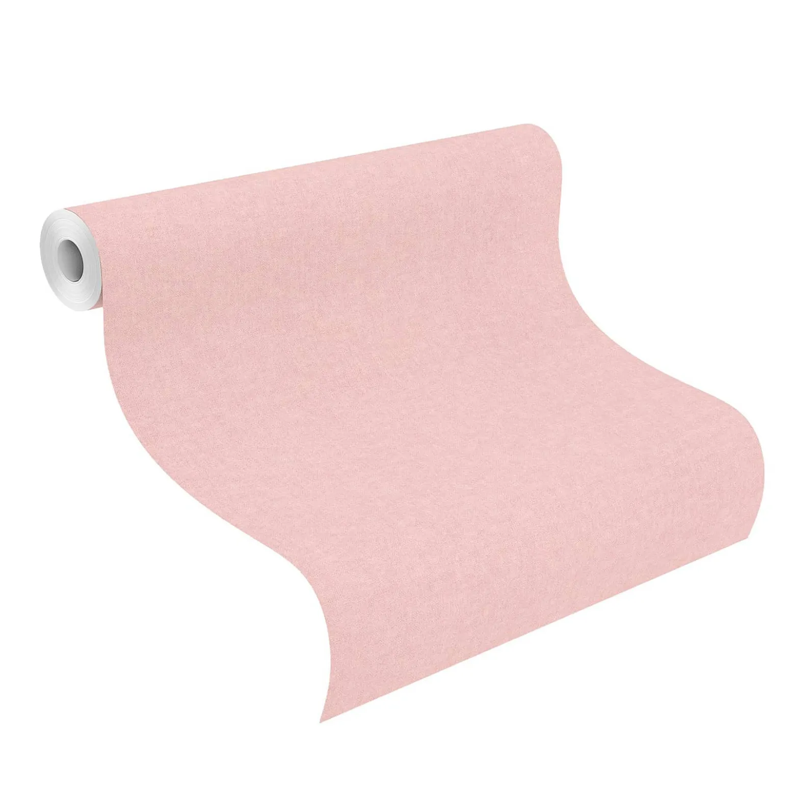 Rasch Vliestapete Uni Stoff Optik Rosa 252873