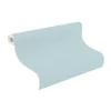 Rasch Vliestapete Uni Stoff Optik Hellblau 252880