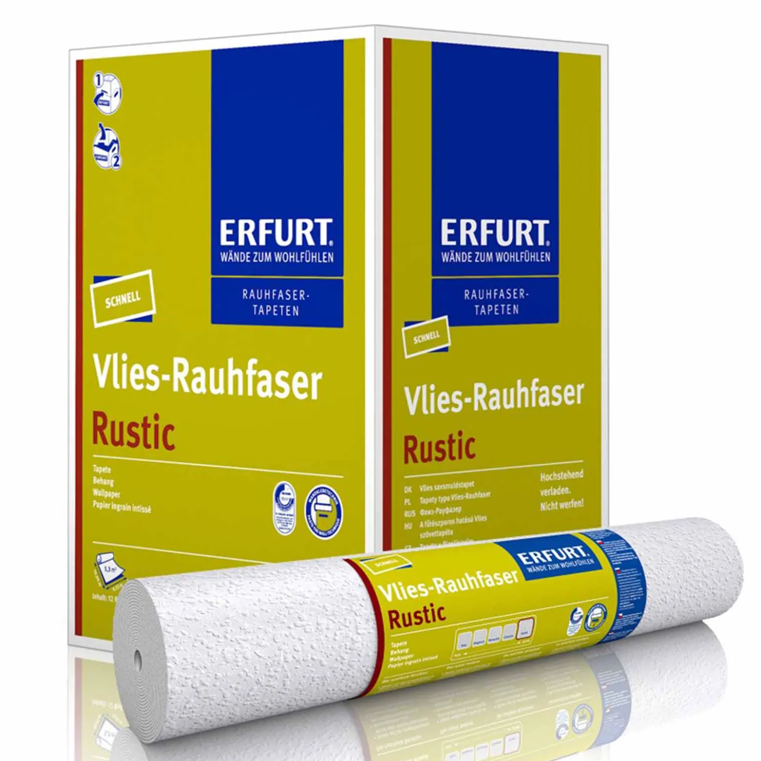 1 Rolle Erfurt Vlies Rauhfaser Rustic Tapete