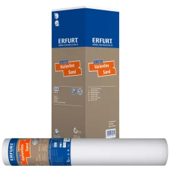 4 Rollen Erfurt Variovlies Glattvlies Sand Fein 75 m²