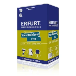 12 Rollen Erfurt Vlies Rauhfaser Viva Tapete 95,4m²