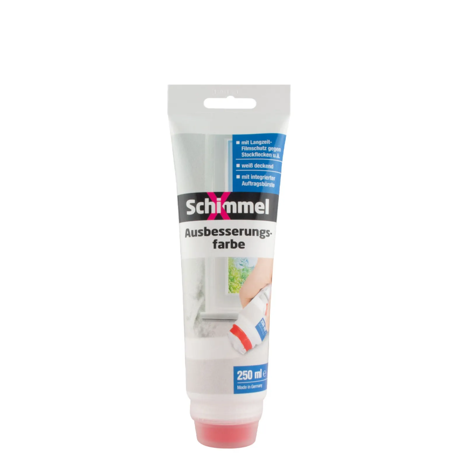 SchimmelX Ausbesserungsfarbe 250 ml Matt Weiß