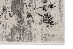 Schlafzimmer Teppich Blumen schwarz Kurzflor Astra Antea