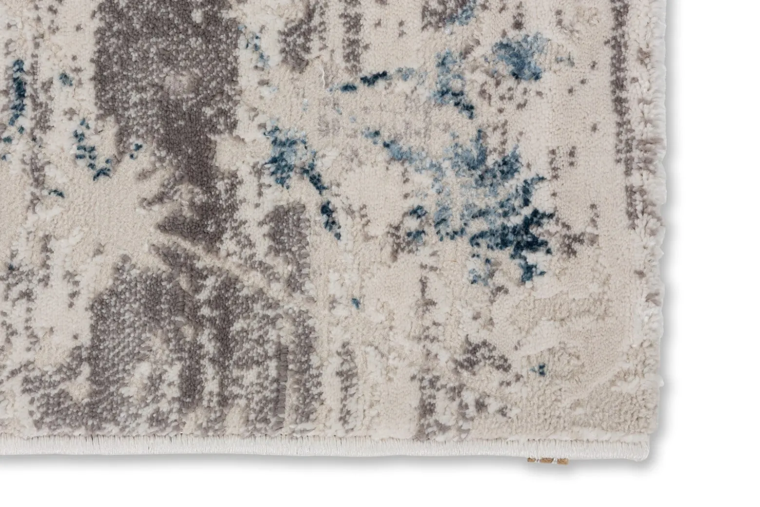 Schlafzimmer Teppich Blumen blau Kurzflor Astra Antea