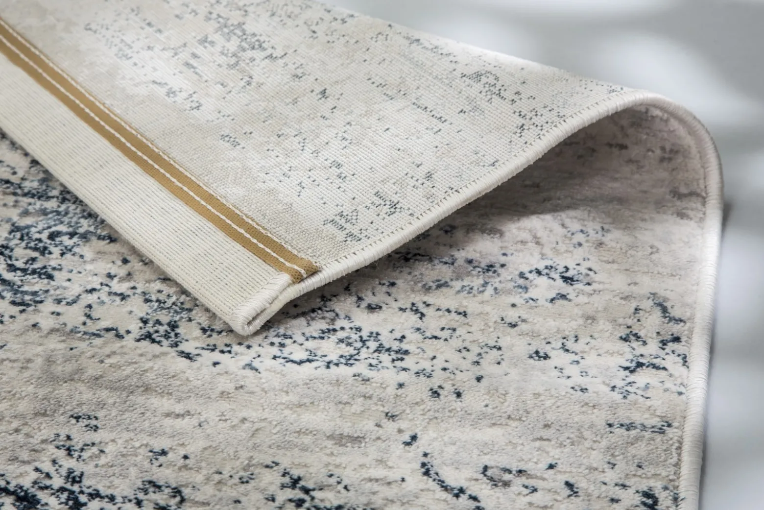 Schlafzimmer Teppich Vintage Shabby blau grau Astra Antea
