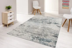 Schlafzimmer Teppich Vintage Shabby blau grau Astra Antea