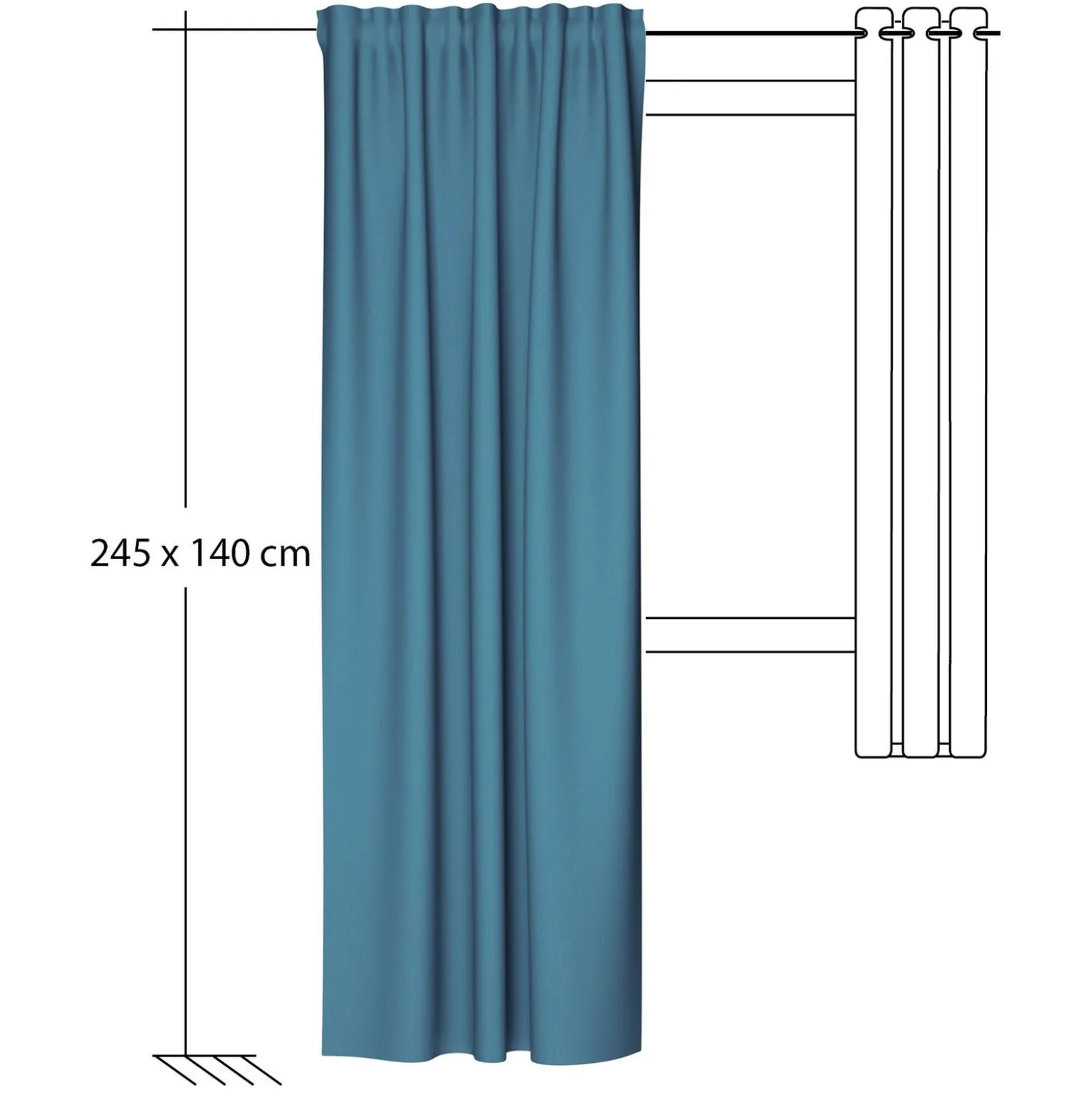 Schlaufenschal Galdin Homing Verdunkelungsstoff 5951-36