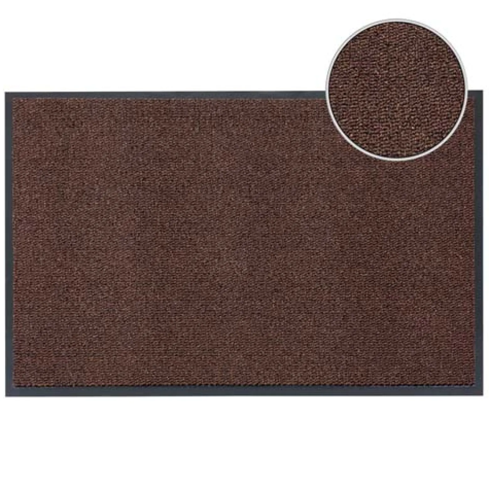 Schmutzfangmatte Türmatte Meliert braun Basic Clean
