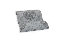Selbstklebende Tapete Barock grau schwarz Panel 368241
