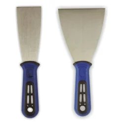 Spachtel 2er Set Metallspachtel mit ergonomischem Griff