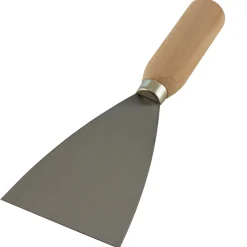 Spachtel Metallspachtel Malerspachtel mit Holzgriff 80mm