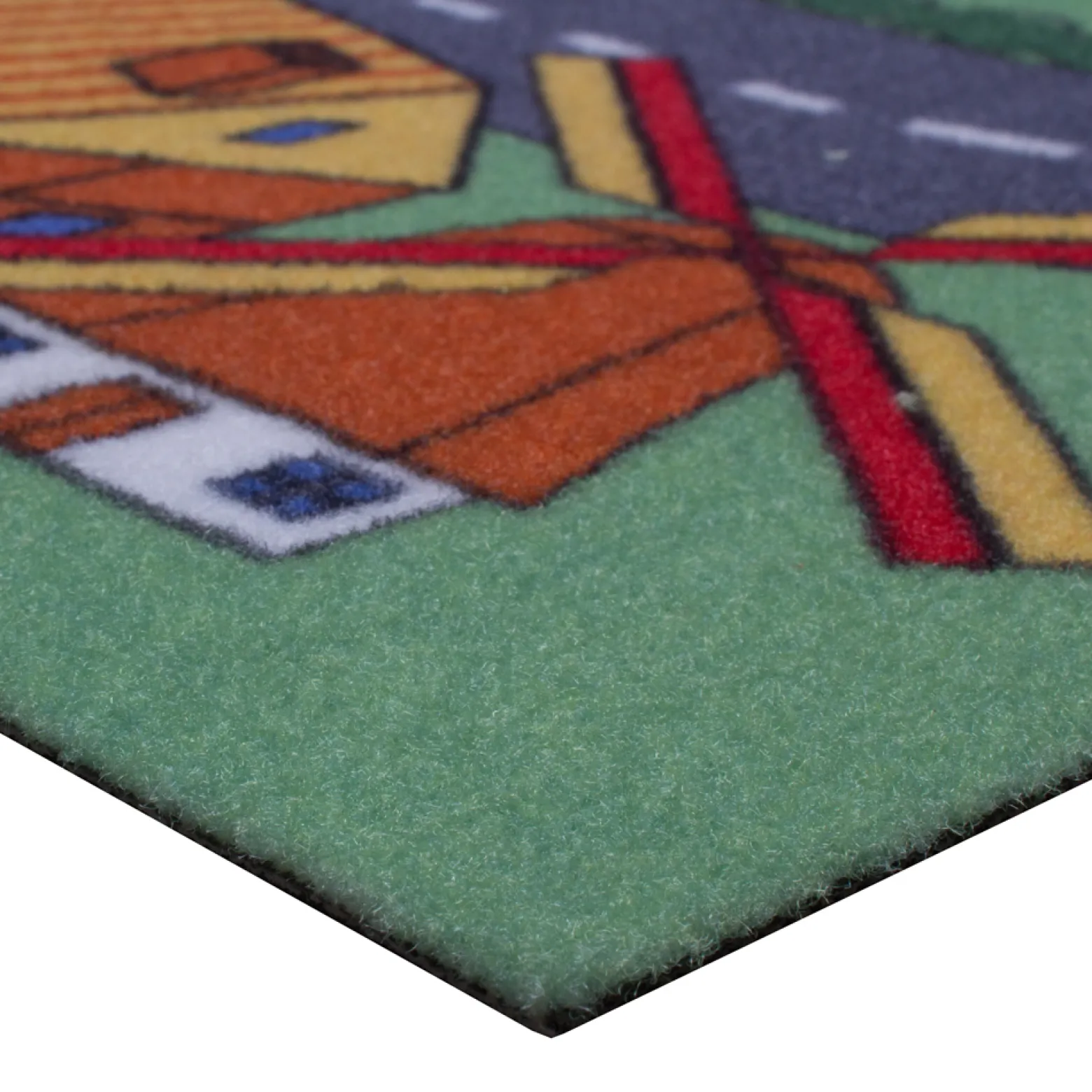 Spielteppich Crooz Straßen Teppich WASCHBAR 95x133cm