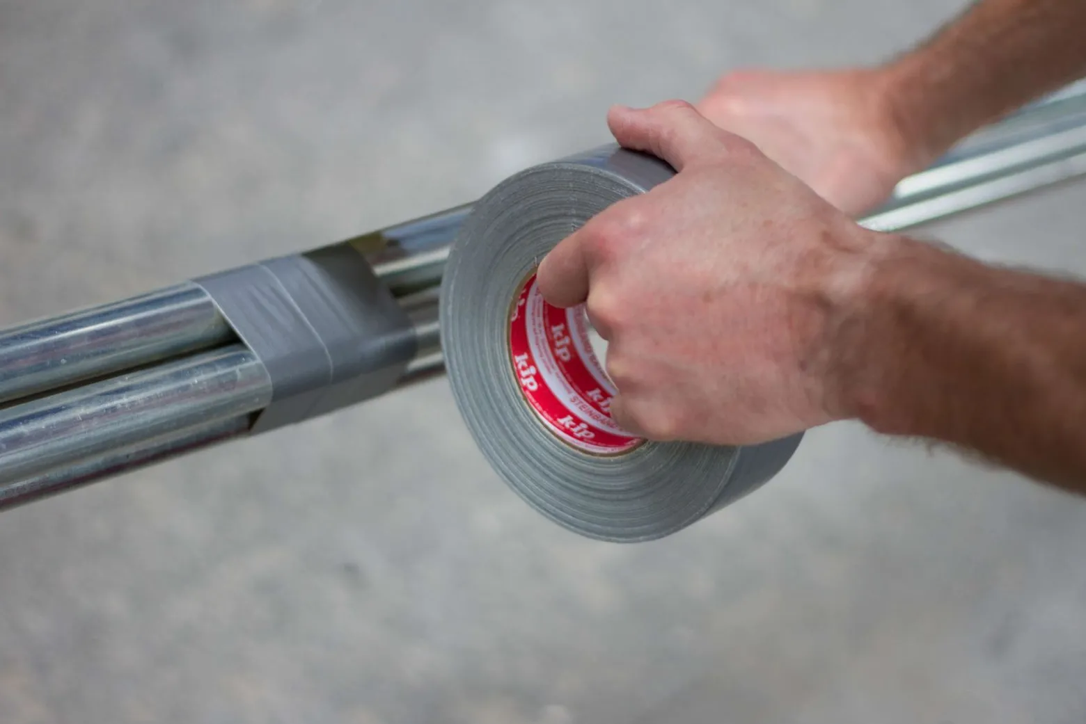 Steinband Extra PE-laminiert silber KIP 326 38mm x 50m