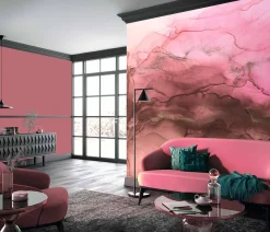 Tapete Abstrakt Aquarell Guido Maria Kretschmer pink