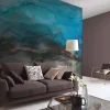 Tapete Abstrakt Aquarell Guido Maria Kretschmer blau