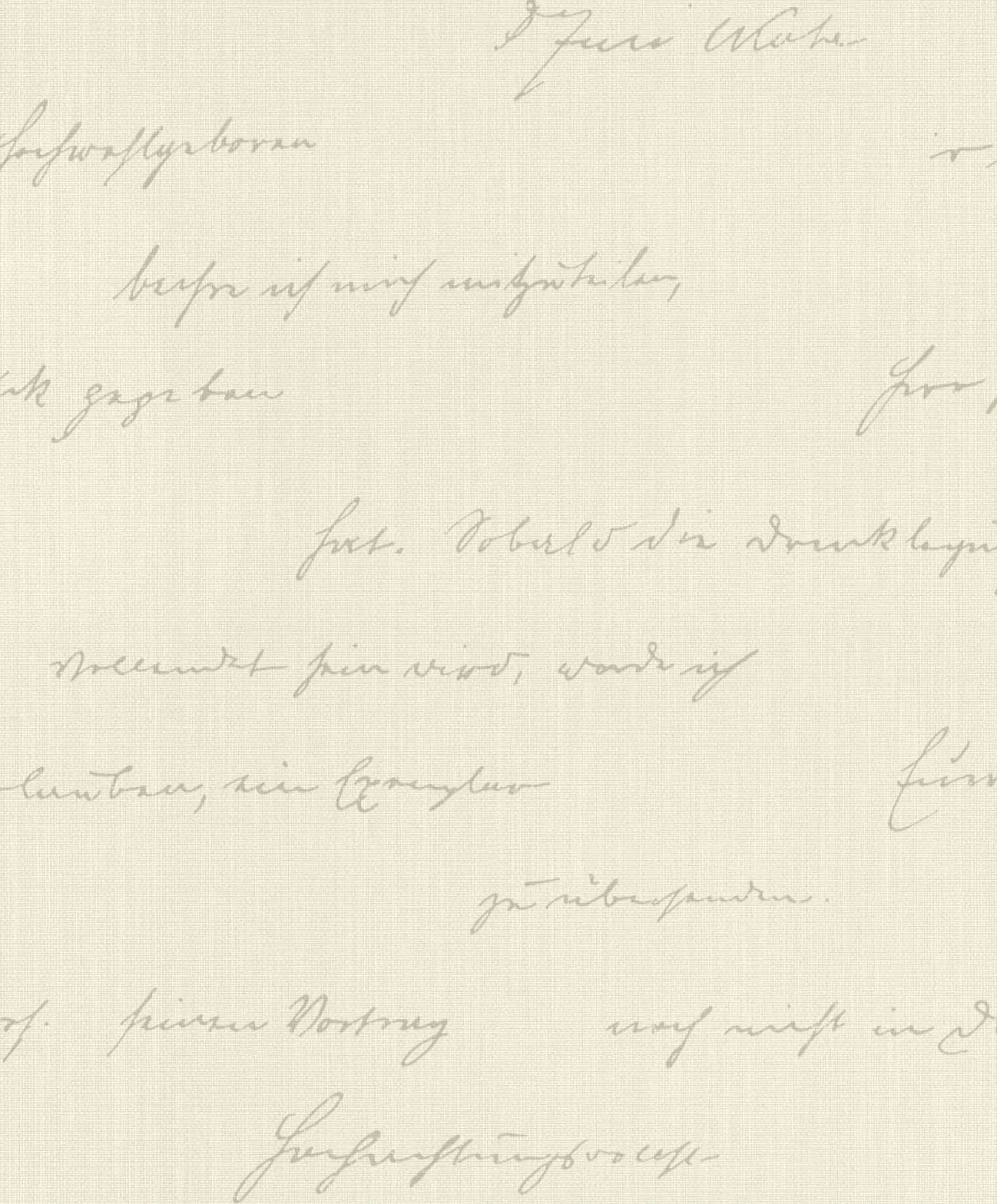 Tapete BARBARA Home Schriftzug cremeweiß grau 522150