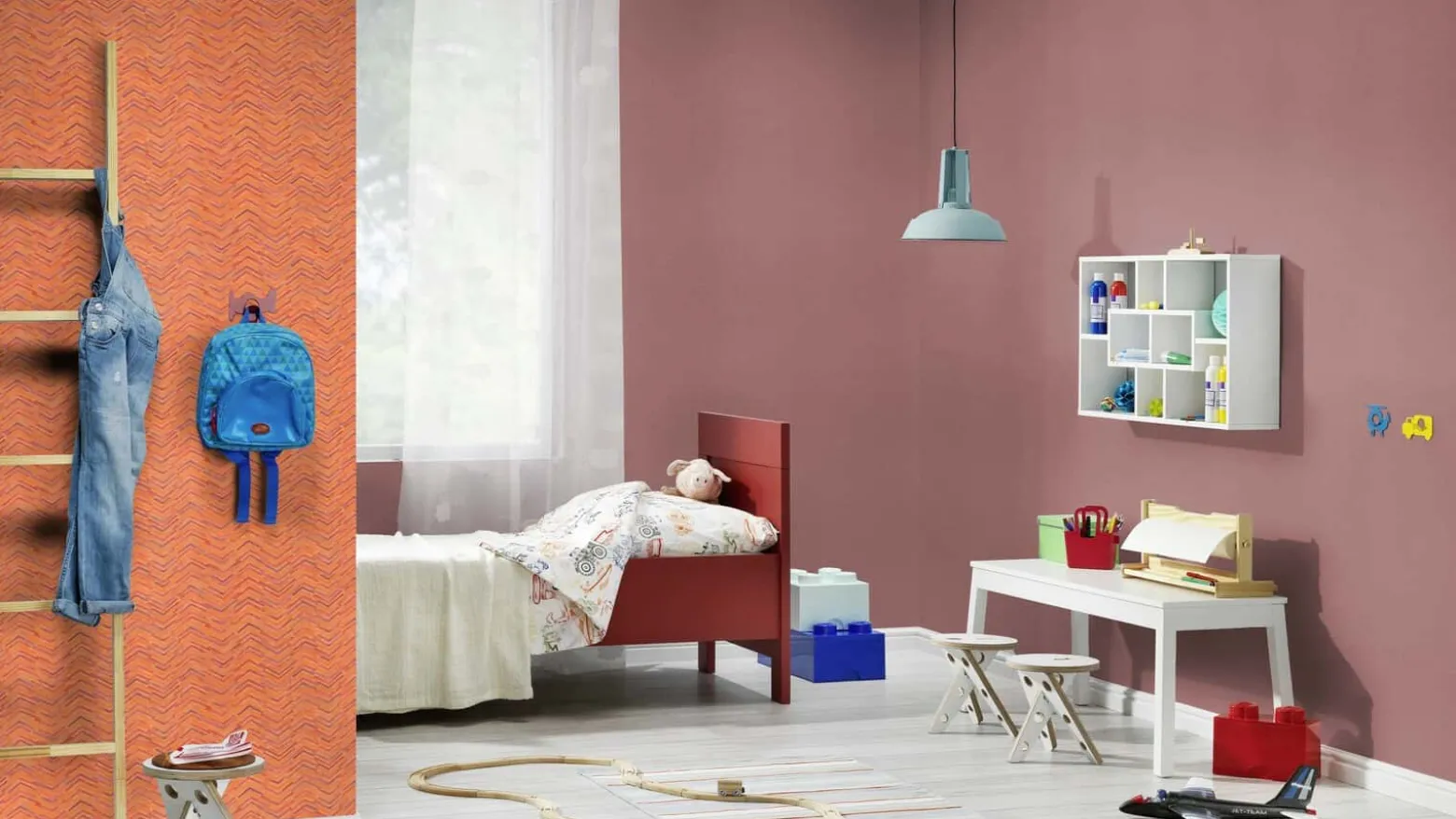 Tapete Barbara Home Uni Meliert Mauve 560169