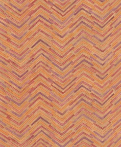 Tapete Barbara Home Zickzack Motiv Beige-Orange 560978