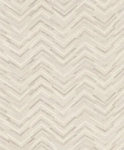 Tapete Barbara Home Zickzack Motiv Beige-Grau 560954