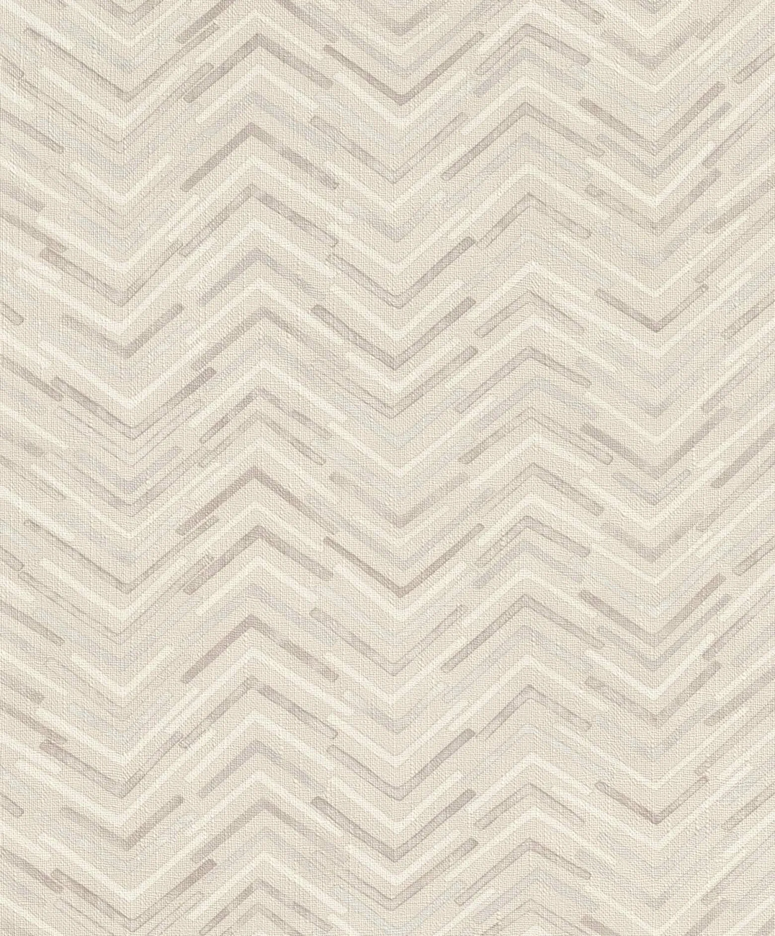 Tapete Barbara Home Zickzack Motiv Beige-Grau 560954