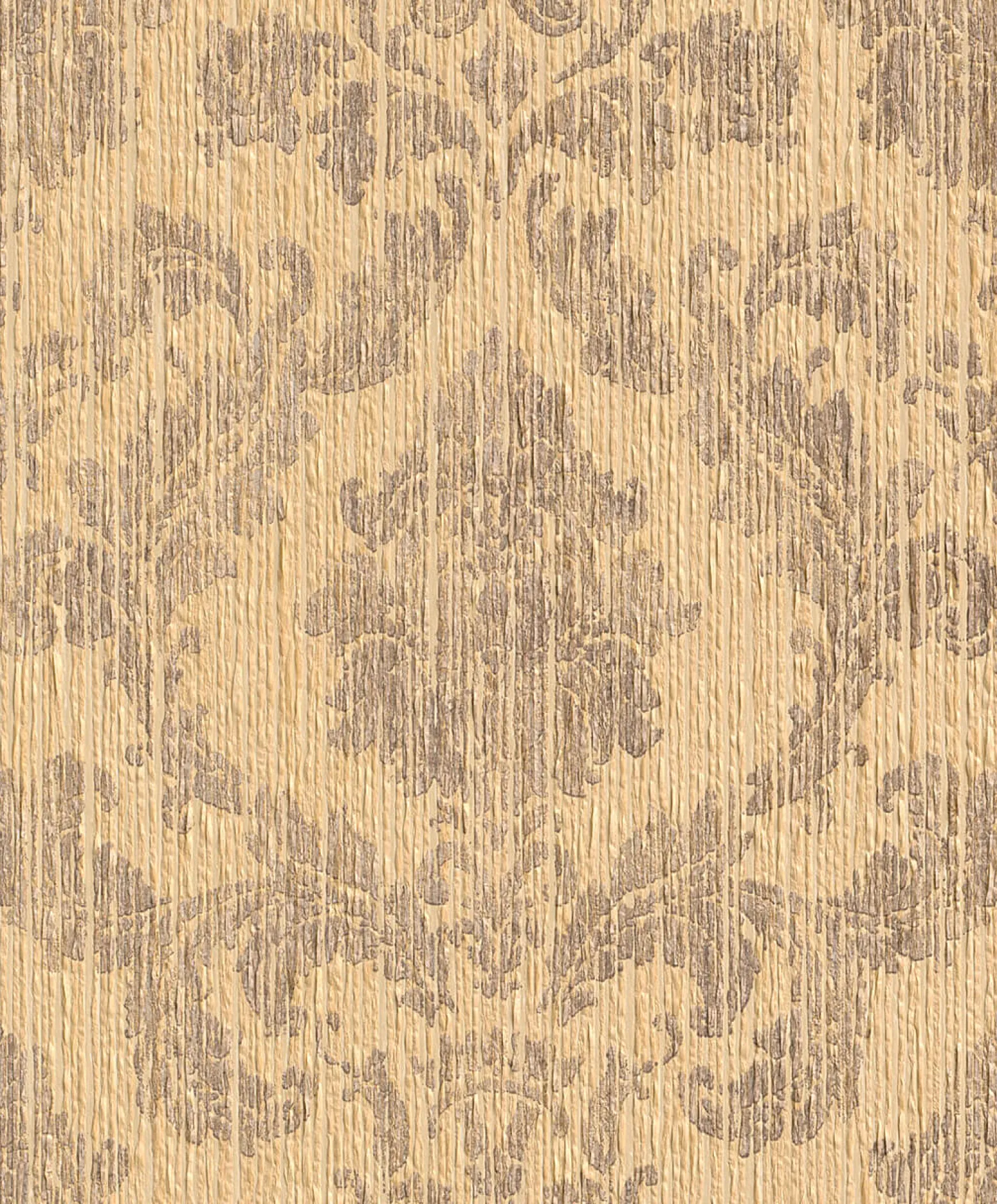 Tapete Barock Klassik Rasch Textil Papiergarn gelb 077864
