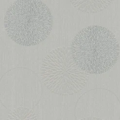Tapete Blumen AS Creation Spot grau beige 93792-1