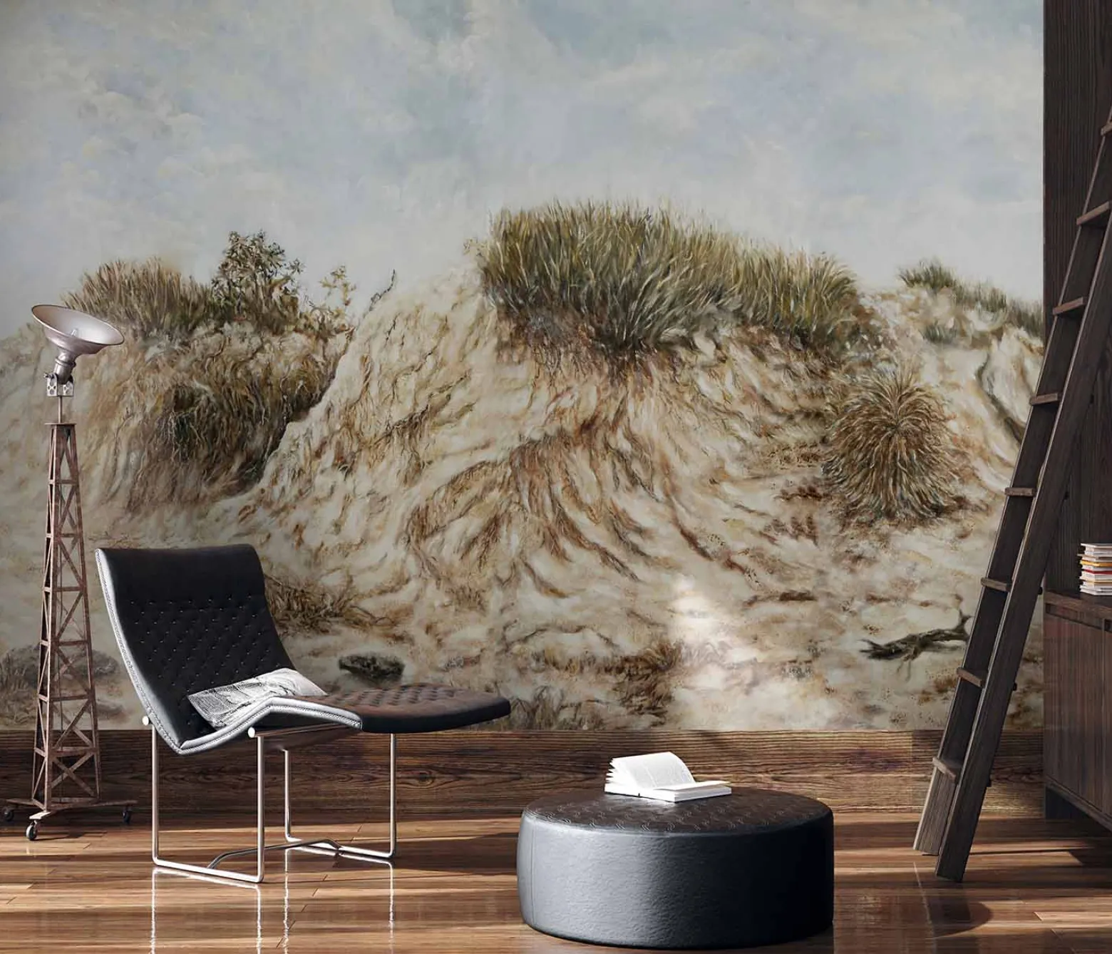 Tapete Dünen Landschaft Guido Maria Kretschmer beige