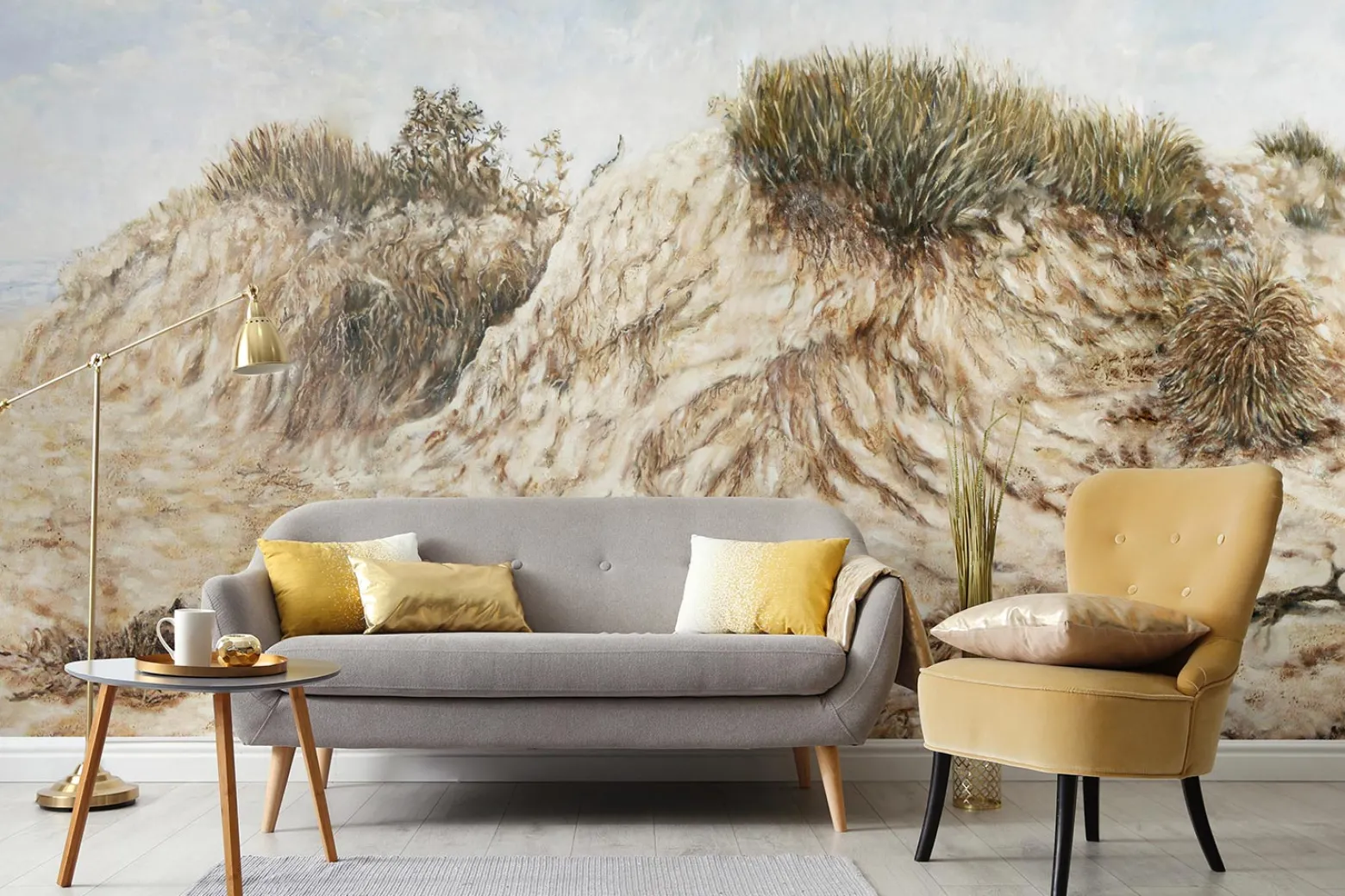 Tapete Dünen Landschaft Guido Maria Kretschmer beige