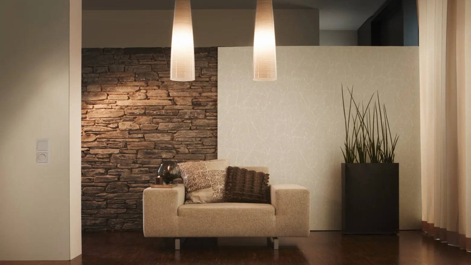 Tapete Elegance AS Creation Natur beige weiß 30507-4